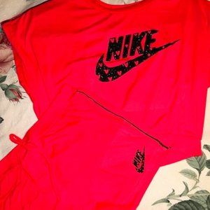 nike crop/short set